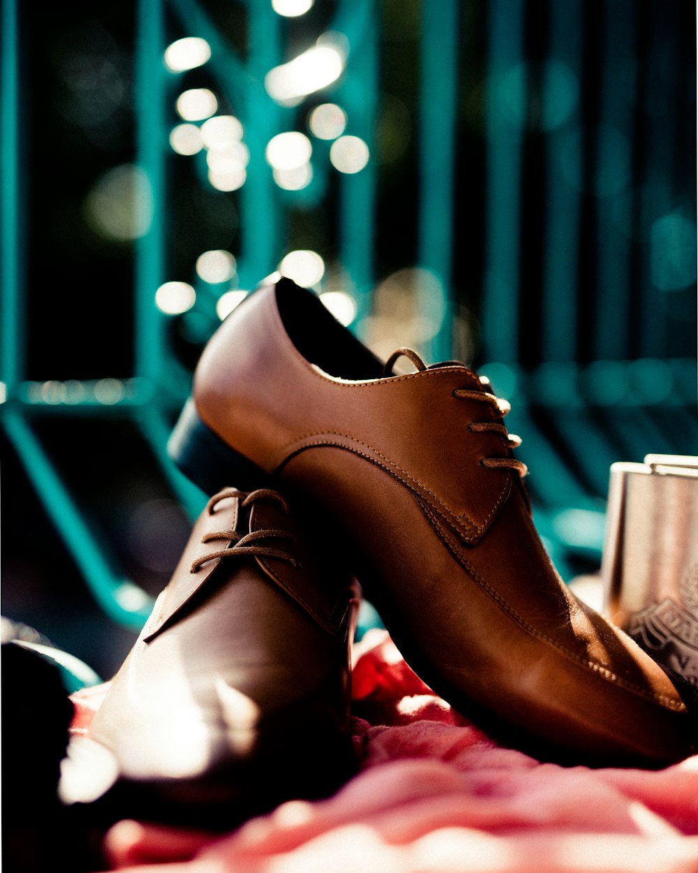 Richelieus cuir camel