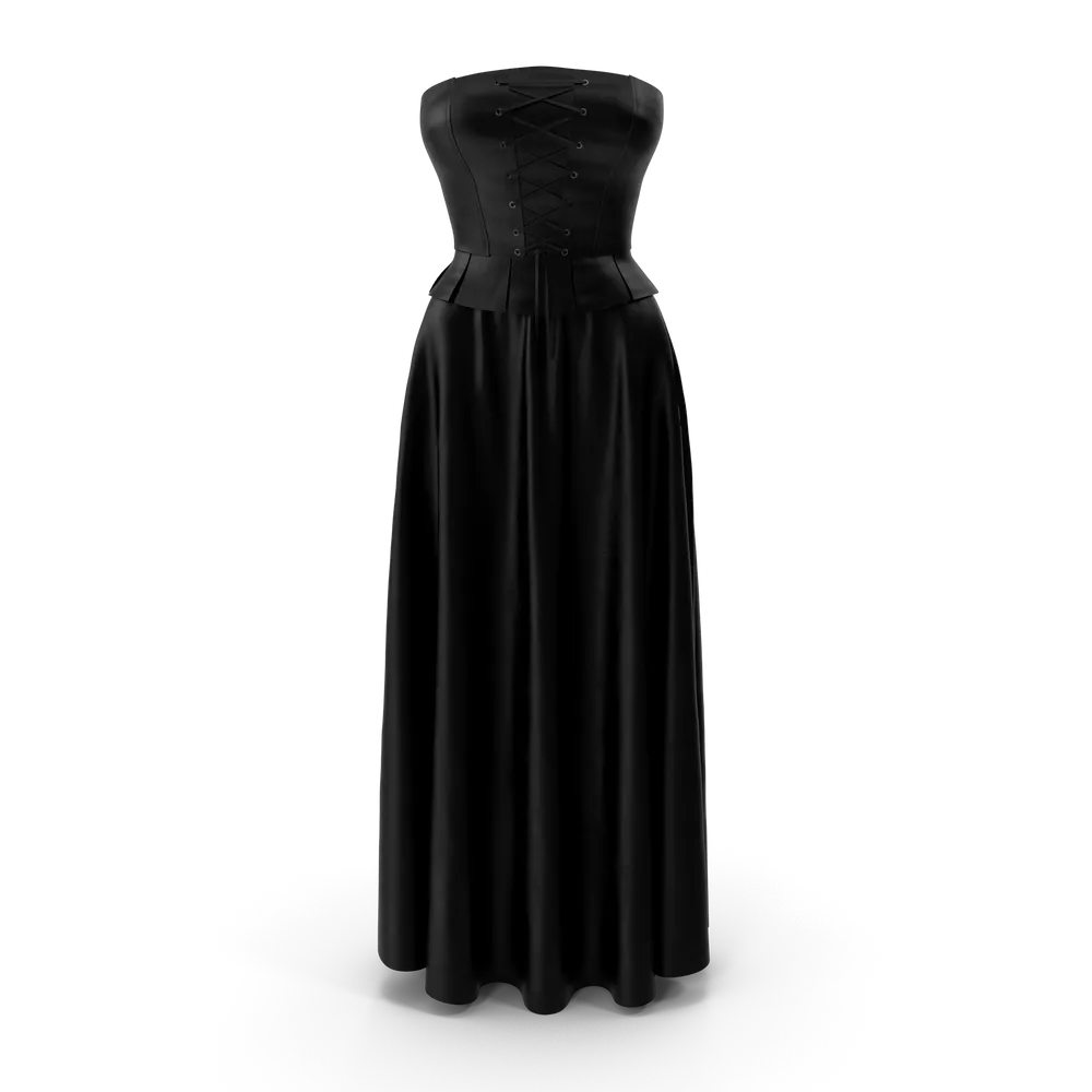 Robe bustier noire