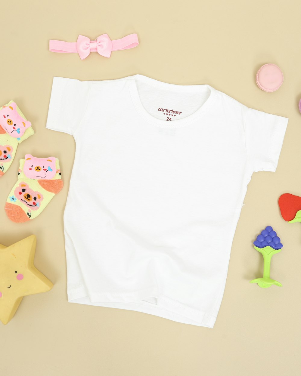 T-shirt bébé blanc