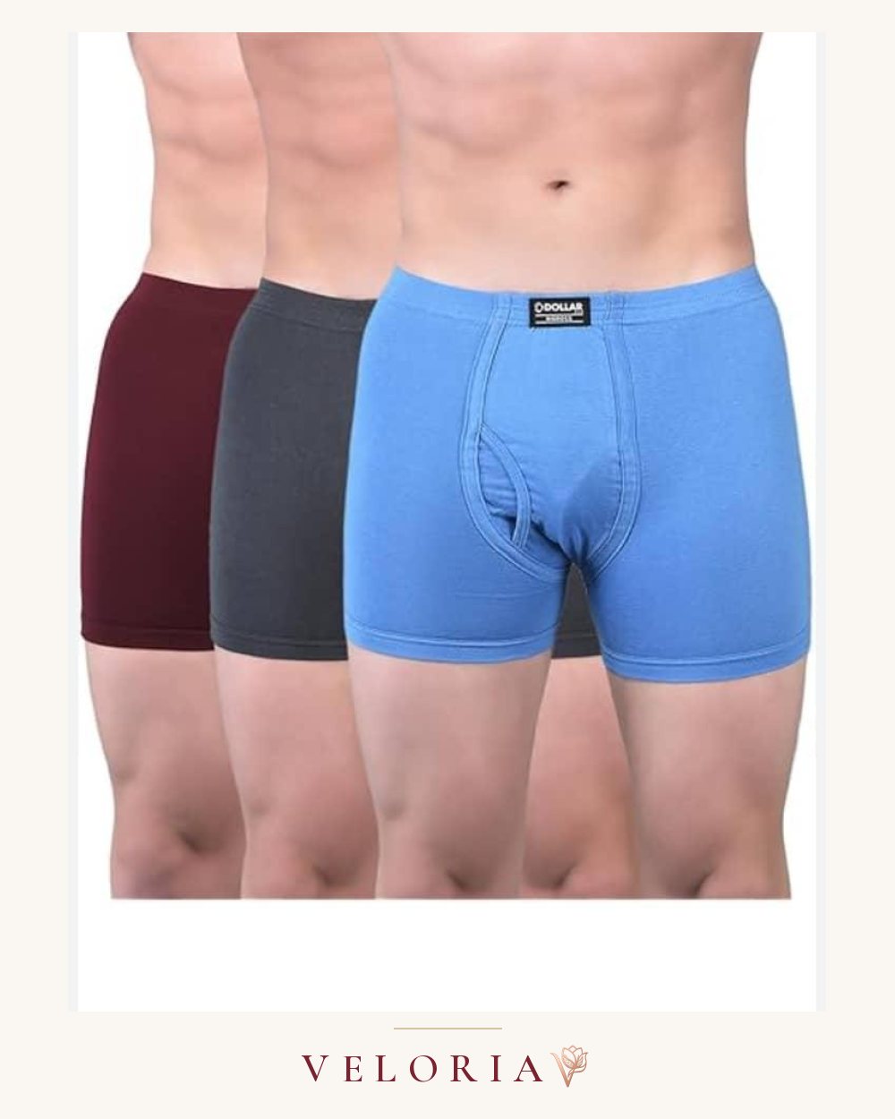 Boxer homme coton uni