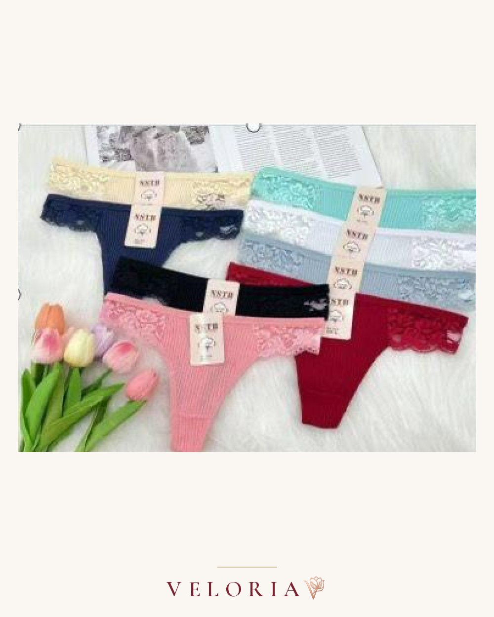 Culotte dentelle bord satiné