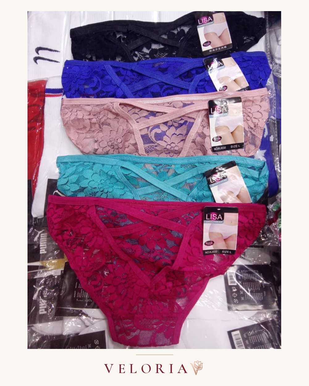 Culotte dentelle brodée