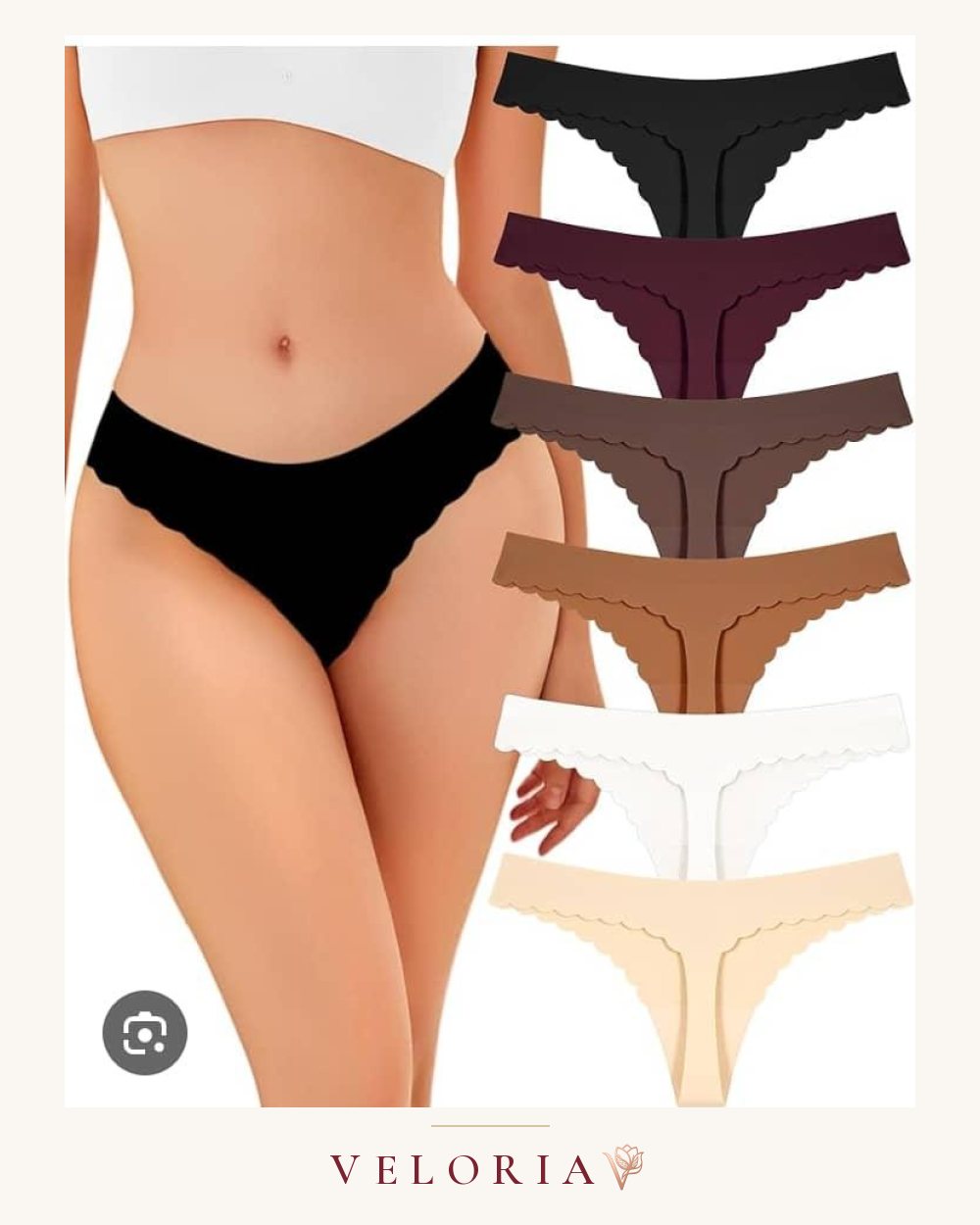 Culotte sans couture taille basse