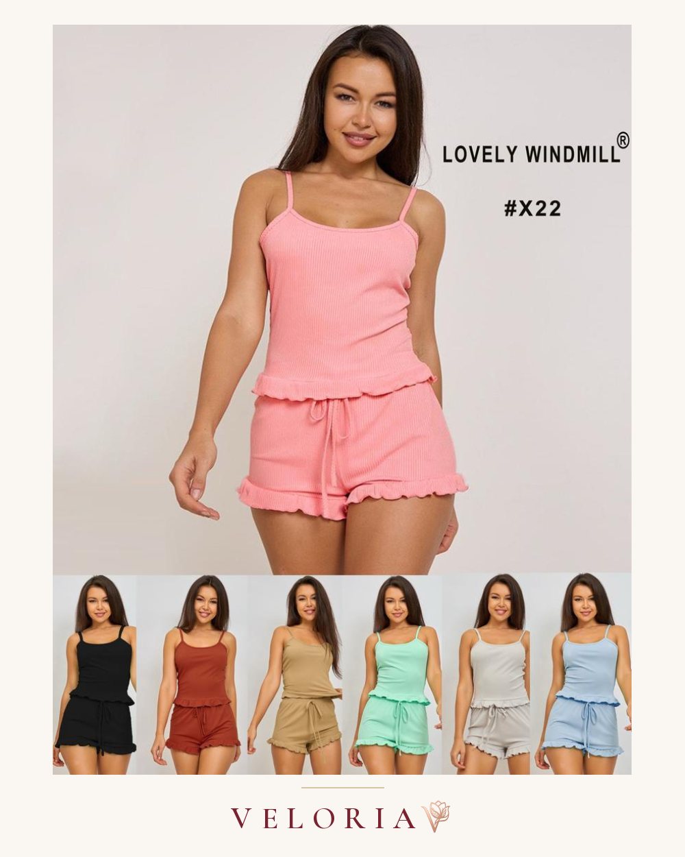 Pyjama débardeur et short X22
