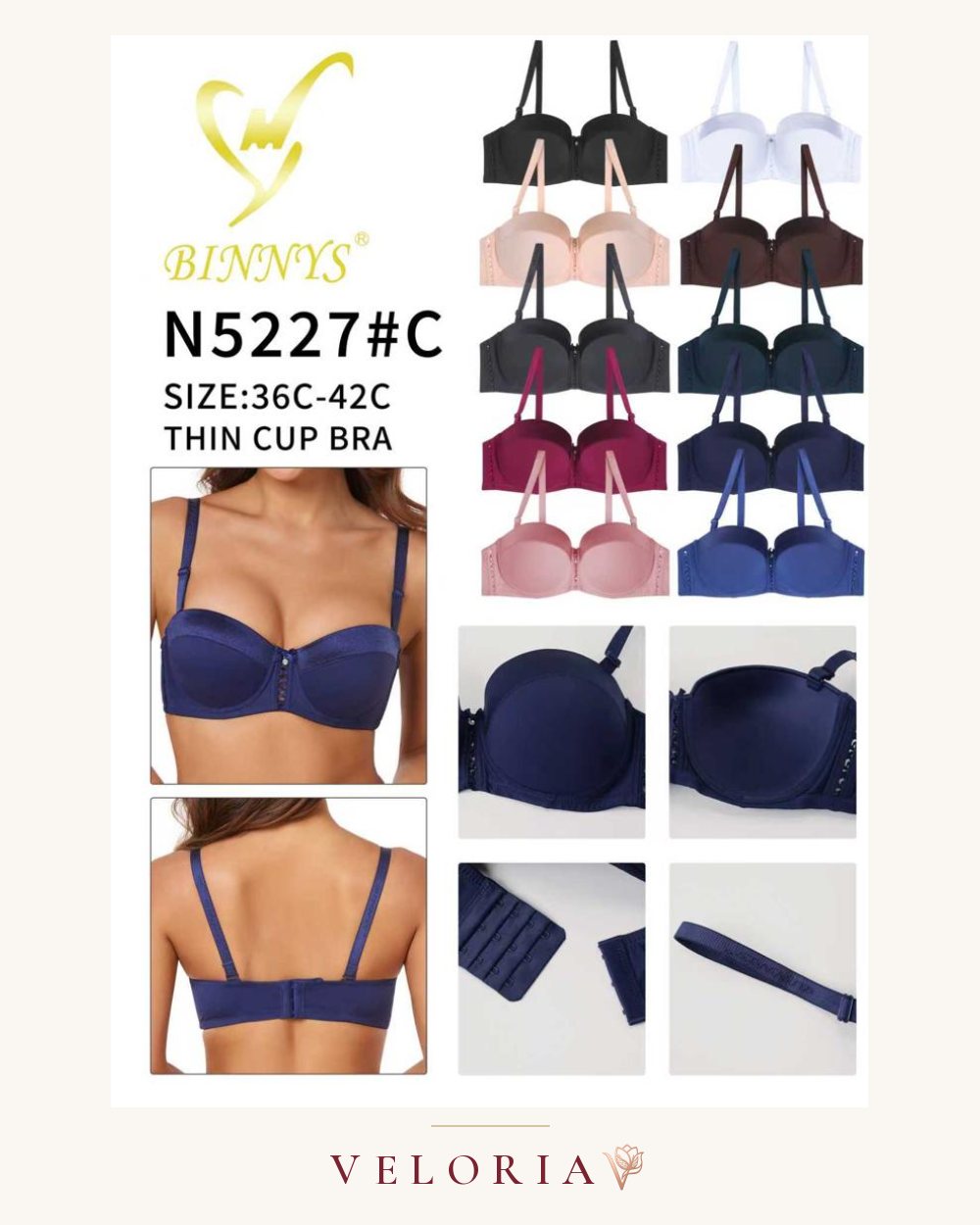 Soutien-gorge balconnet N5227C