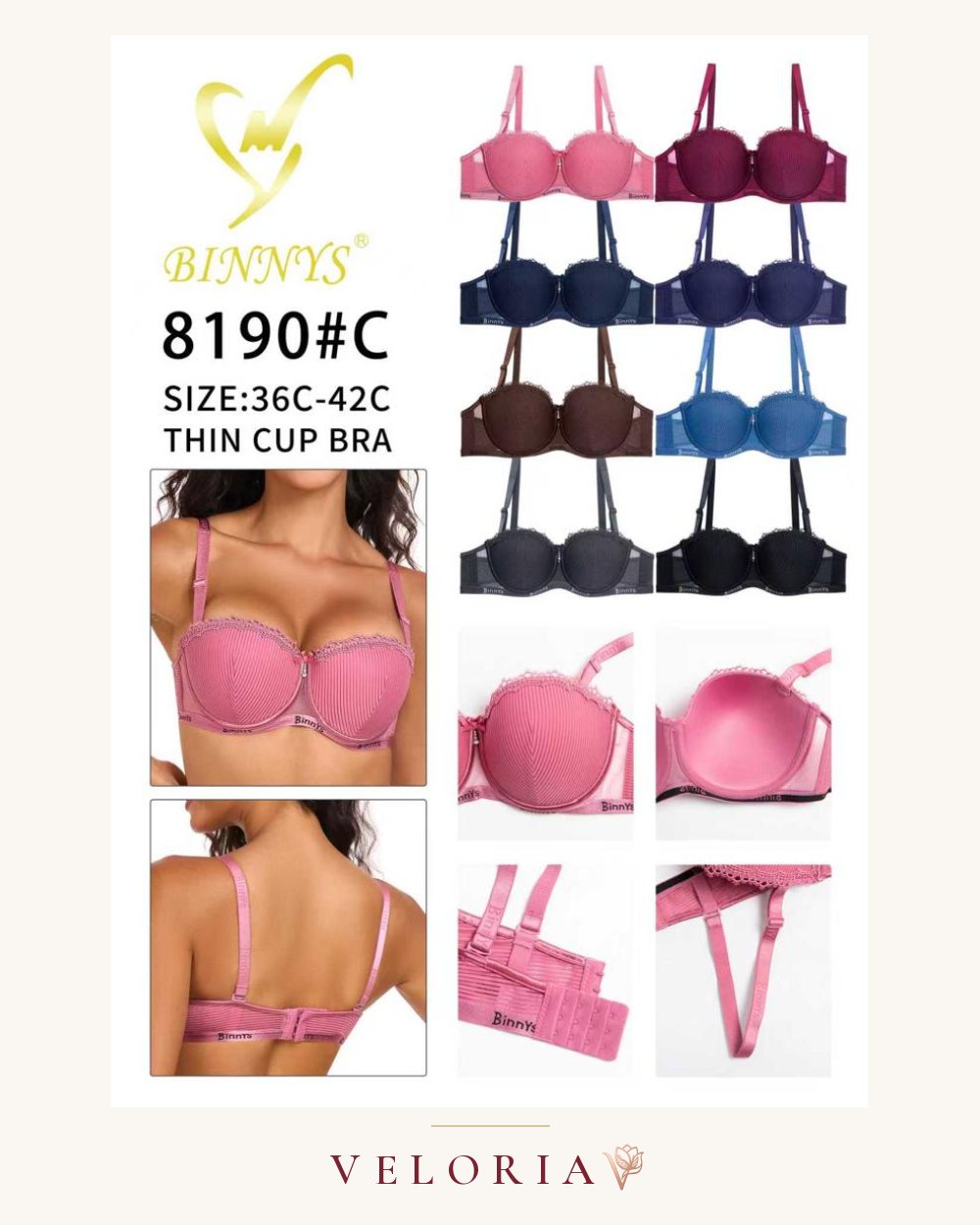 Soutien-gorge push-up 8190C
