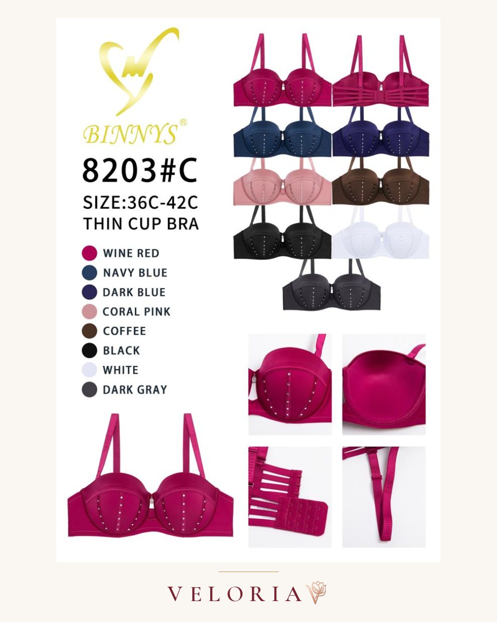 Soutien-gorge push-up 8203C