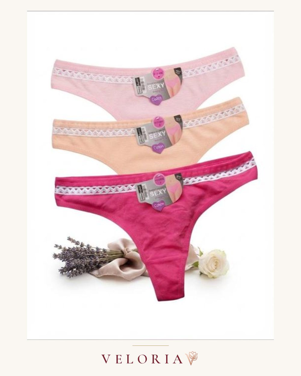 String coton bord dentelle