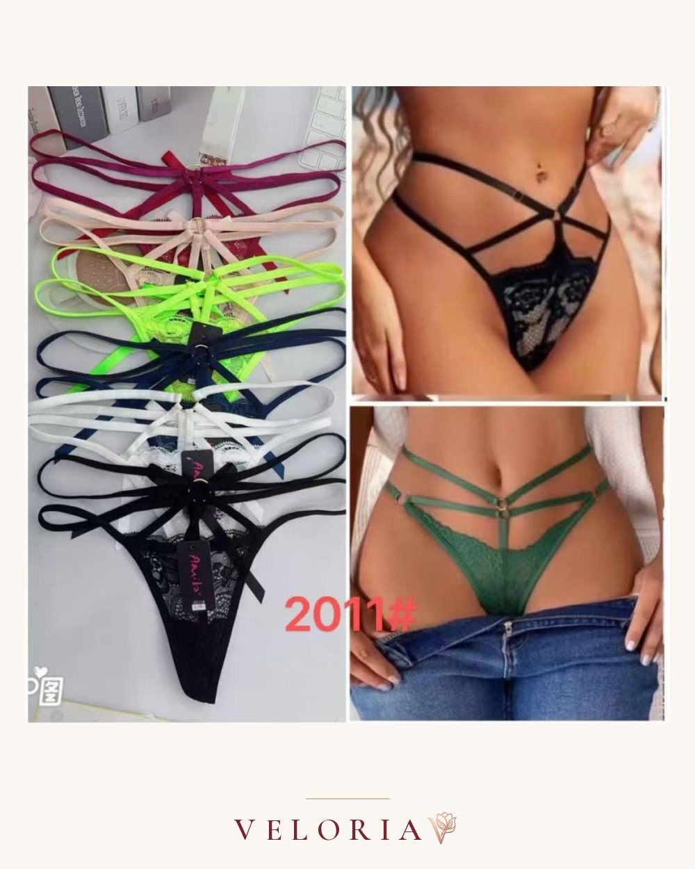 String lanières croisées 2014
